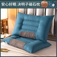 枕頭男夏季新款涼枕一對裝磁石成人護頸椎枕頭枕芯套裝單雙人