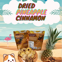 Dried Pineapple Cinnamon Snack (Camilan nanas  kering rasa kayu manis)