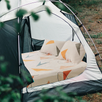 BUHO 露營專用極柔暖法蘭絨充氣床墊床包L-260x200cm不含枕套(未完之詩)