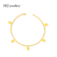 MJ Jewellery Gold Bracelet T111I, 375 Gold & 916 Gold