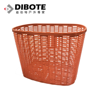 迪伯特DIBOTE 高強度自行車籃 菜籃 前置車籃(咖啡色)