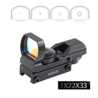 MARCH Hot 11/20mm Rail Riflescope Hunting Optics Holographic Red Dot Sight Reflex 4 Reticle Tactical Scope Collimator Sight