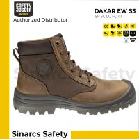 Jogger DAKAR EW S3 Sepatu Safety - Brown / Coklat