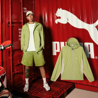 【PUMA】外套 Urban Cool UV Jacket 男款 綠 抗UV 輕量 寬鬆 連帽外套 瘦子款(628370-89)