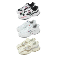 【FILA】慢跑鞋 Box Type 女鞋 拼接 緩衝 低筒 老爹鞋 斐樂 單一價(5J341Y177)