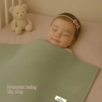 Selimut Bayi Motif Zigzag Mamaca – Baby Blanket Premium 90x90cm