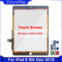 9.7''NEW AAA+ For iPad 2018 Touch Screen For iPad 6 6th Gen 2018 A1893 A1954 Touchscreen Digitizer Front Glass Touch Panel