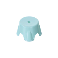 【KEYWAY 聯府】小里歐圓椅-4入 粉/藍(矮凳 塑膠椅 MIT台灣製造)