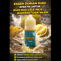 Gesit Essence Essen Durian Susu 30ml untuk Mancing Ikan Mas Lele Nila Bandeng Jaer Nilem Siap Pakai 