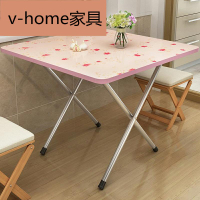 高腳餐桌塑料經濟型床上書桌小戶型便攜式小方桌飯桌折疊桌吃飯桌