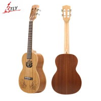 26 23 inch Top Mahogany Tenor Ukelele Ukulele Rosewood Fingerboard 4 Strings Hawaii Mini Guitar Engraving pattern