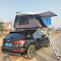 Triangle Super Lightweight Car Roof Top Tent 4x4 Offroad Waterproof Camp Accept Customized Hard Shell 1-2 Person