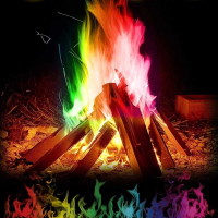 Bubuk sulap api warna warni / Bubuk bakar sulap / Api Unggun Sulap