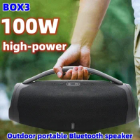 100W ultra high power Bluetooth speaker bag portable home karaoke wireless subwoofer sound system caixa de som bluetooth