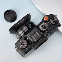 Aluminum Metal Square Adapter Ring lens hood For Fujifilm Fuji XH2 XT4 XS10 xt5 camera XF27mm F/2.8 R WR X Series accessories