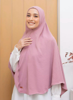 Lozy Hijab Safa Instan Syari (Hijab Syari Jumbo Menutup Dada) Old Tan