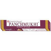 [綺異館]印度香 五面神 檀香調和 無香腳短香 Garden Fresh PANCHMUKHI 另售印度皂