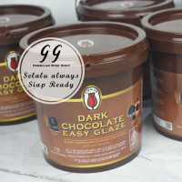 TULIP Easy GLAZE DARK CHOCOLATE 1 KG Cokelat Pelapis Dip Glaze Coklat