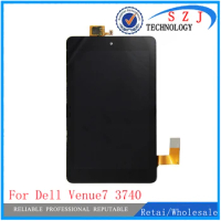 New 7'' inch For Dell Venue 7 3740 Full LCD Display Monitor + Touch Panel Screen Digitizer Glass Assembly Replacement Parts