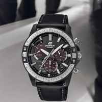CASIO卡西歐錶  EDIFICE 賽車錶 太陽能錶 計時碼錶 男錶 指針錶_EQS-930TL-1A_45.3mm