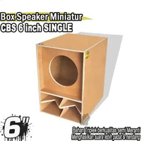 Box Speaker Miniatur CBS 6 INCH TANPA Speaker