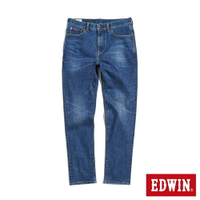 EDWIN RED LABEL 365 溫控丹寧窄管直筒牛仔褲-男款 拔洗藍