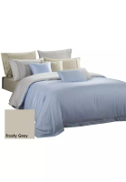 AKEMI AKEMI TENCEL™ Lyocell Accord Celtic Frosty Grey Quilt Cover Set 930TC