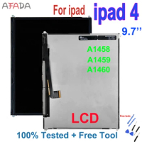 Original LCD For Ipad 4 LCD Display Touch Screen Digitizer Assembly A1458 A1459 A1460 LCD home button Ipad4 Screen Replacement