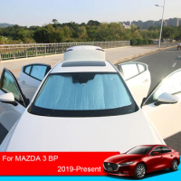 For MAZDA 3 BP 2019-2025 Car Sunshades UV Protection Cover Side Window Curtain Sun Shade Visor Windshield Mat Car Accessories