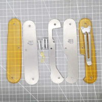 1 Pair Custom Made PEI Modify Scales for 91 mm Victorinox Swiss Army Knife Modification Handle for SAK , Knife NOT Included