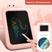 Children Art Tool Kids Crocodile Shape Lcd Writing Tablet Dinosaur Drawing Pad Set Toddler Doodle Board for Boys for Toddlers