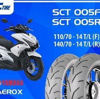 Paket Ban IRC motor AEROX ukuran 110/80-14dan 140/70-14 Tubeless