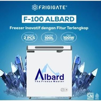 CHEST FREEZER BOX FRIGIGATE F-100 ALBARD 100 WATT 100 LITER STD UNIT