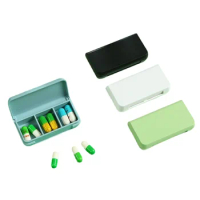 3Grids Mini Pill Case Portable Travel Pill Box Storage Container for One Day Tablet Plastic Pill Medicine Box Holder Organizer