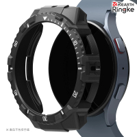 【Ringke】三星 Galaxy Watch 5 / 4 44mm Fusion-X 運動型保護殼 黑 白(Rearth 保護套)