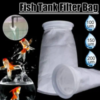 1pcs 150/200um Filter Sock Fish Tank Aquarium Marine Sump Felt Pre Filter Bag Sock High Density Of Interspace