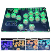 RGB Arcade Joystick Hitbox Controller Arcade Fighting Game Keyboard Fight Stick For PC/Ps4/Switch Mini Arcade Hit Box
