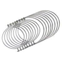 8 Pack Stainless Steel Wire Handles (Handle-Ease) For Mason Jar, Ball Pint Jar, Canning Jars, Mason Jar Hangers And Hooks For Re