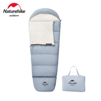 Naturehike Outdoor Camping Hiking Travel Ultralight Portable Comfortable Extended Children's Cotton Sleeping Bag Nature Hike