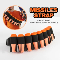 Missiles Strap for Nerf Missiles Tactical Equipment Straps for Nerf Soft Bullet Blaster Battle Tactical Accessories Toy Gun