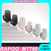 Rapoo Mt760 Wireless mouse Bluetooth 3mode Lightweight Ergonomics Long endurance Customized game mouse laptop gift PC Accessory