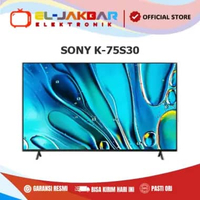SONY K-75S30 GOOGLE TV 75 INCH 4K UHD GOOGLE TV K75S30 75S30