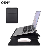 PU Leather Laptop Sleeve Case For Macbook Air Pro 13 15 16 Laptop Bag For Huawei Matebook D 14 D 15 X Pro For Magicbook Cover