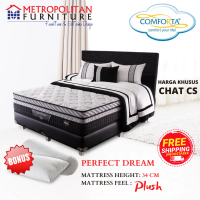 Kasur Springbed Comforta Perfect Dream Spring bed matras Latex Pillow Top