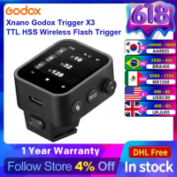 Godox X3 Xnano Trigger TTL HSS Wireless Flash Trigger for Canon OLED Touch Screen for Nikon for Sony for Fuji Olympus Panasonic
