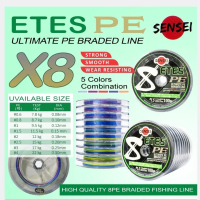 ￼SENAR PE SENSEI ETES X8 ultimate Pe braided Line 100M conecting