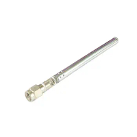 1PC Replacement 10cm 5 Sections Telescopic Antenna SMA Male Connector Total 300mm for Radio TV DIY NEW