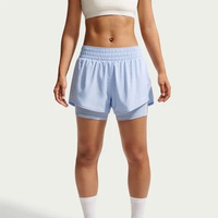 NIKE Women Training Dri-Fit One Mid-Rise 3" 2-in-1 Shorts Celana Fitness Wanita [DX6013-407] A/L HYD
