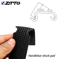 ZTTO Road Vehicle Handlebar Shock Sticker Efficient Anti handlebar shock Road Bike Silica Gel Pad Inserts MTB Frame Protective