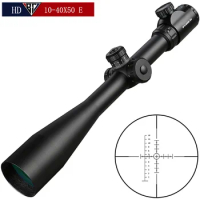 Bestsight 10-40x50 E Scope Long Range Riflescope Side Wheel Parallax Optic Sight Rifle Hunting Scopes Sniper Rifle Sight